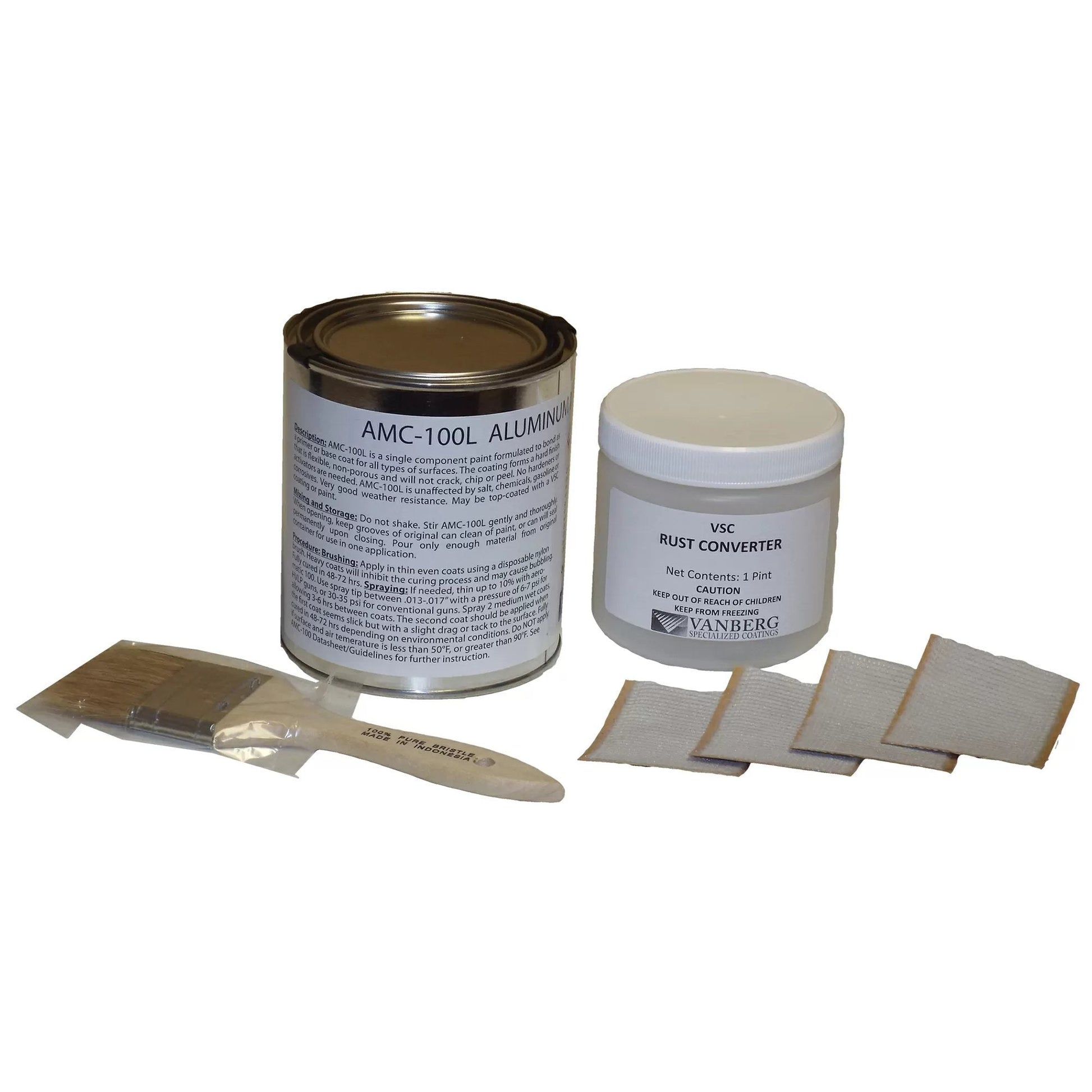 Vanberg AMC - 100L Aluminum Coating System Kit - QC Supply - 