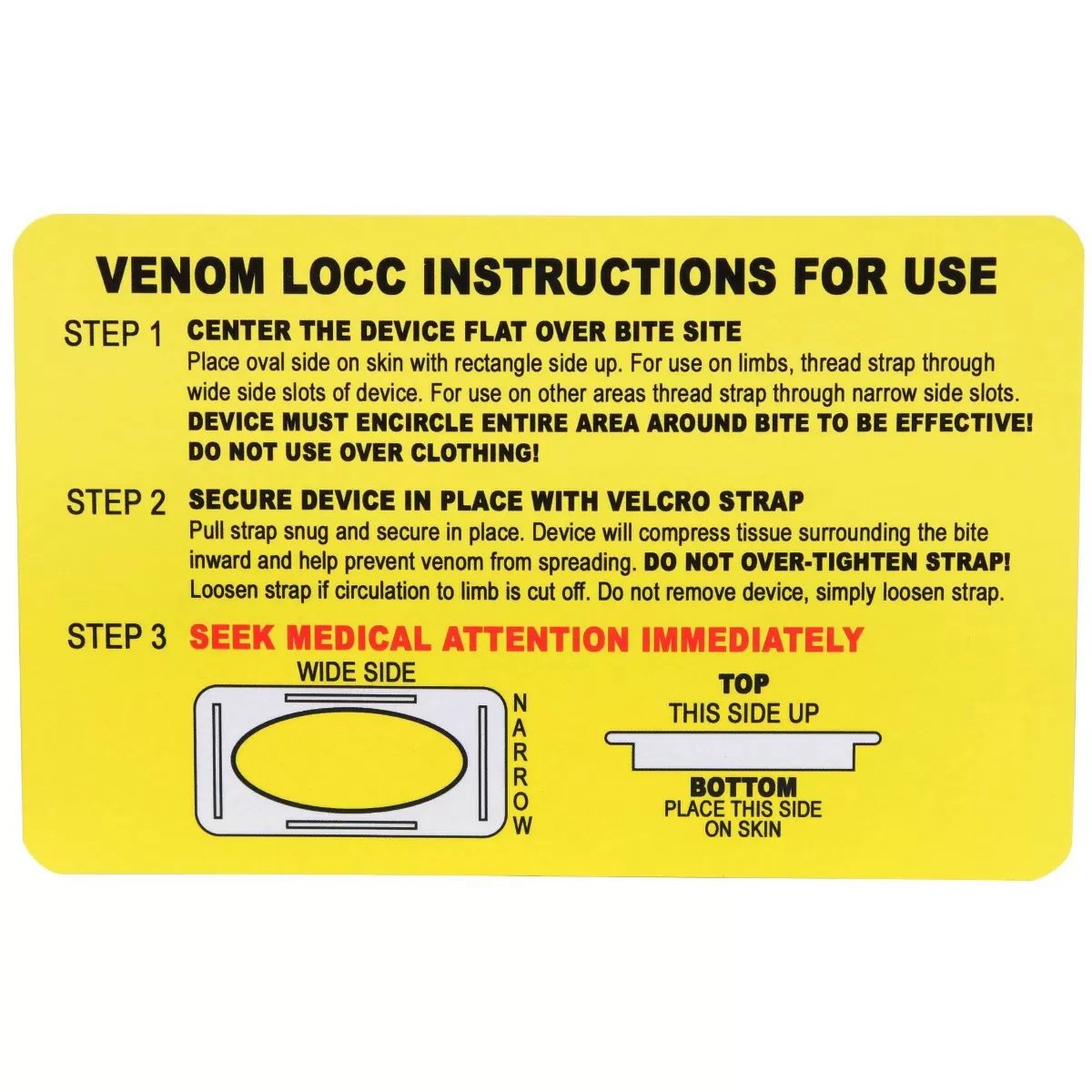 VENOM LOCC™ Snakebite Kit - QC Supply - 