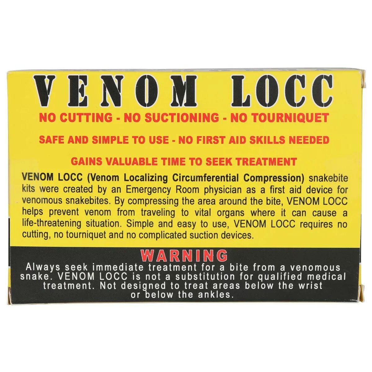 VENOM LOCC™ Snakebite Kit - QC Supply - 