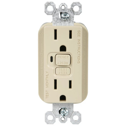 Wall Receptacles - 15 Amp GFCI - UL Listed - QC Supply - 