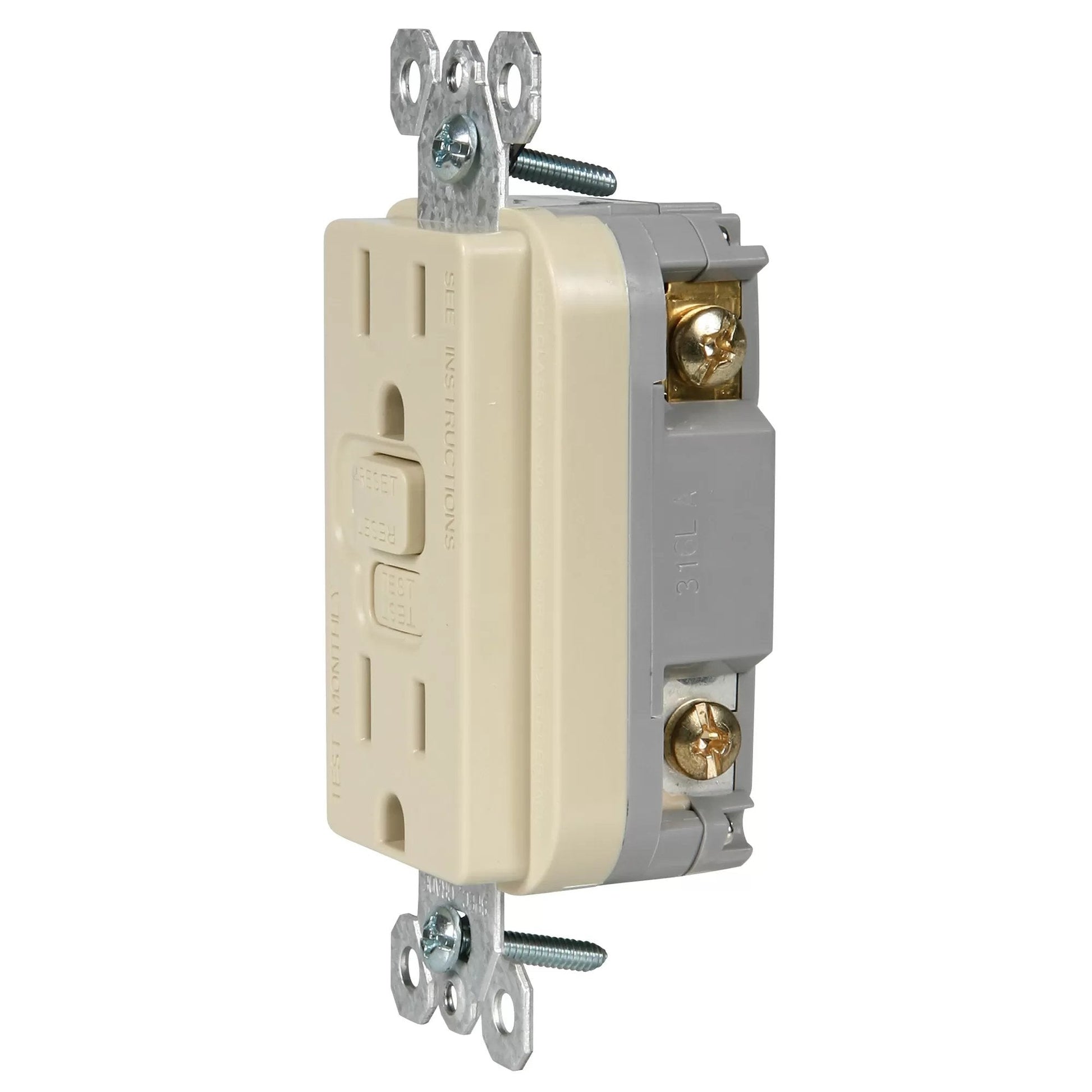 Wall Receptacles - 15 Amp GFCI - UL Listed - QC Supply - 