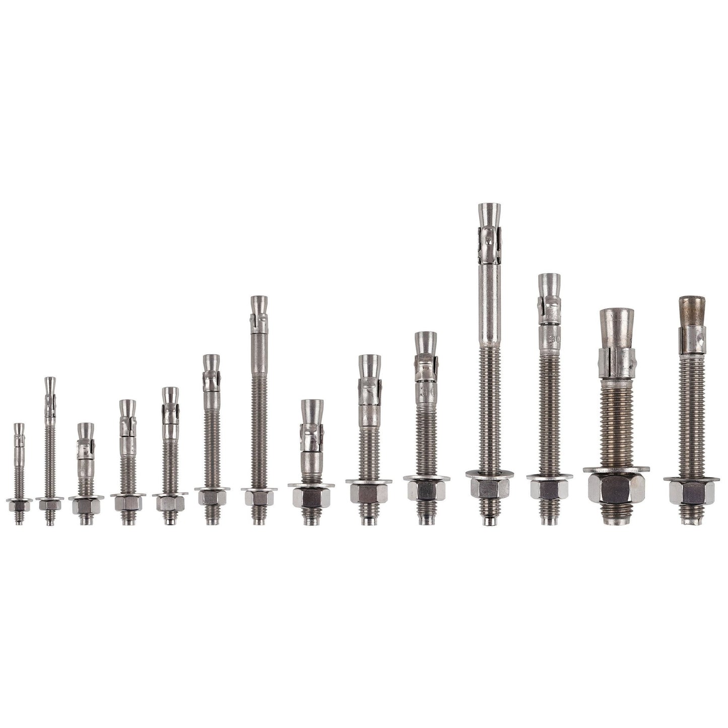 WedgeType Expansion Stainless Steel Anchor Bolts - QC Supply - 
