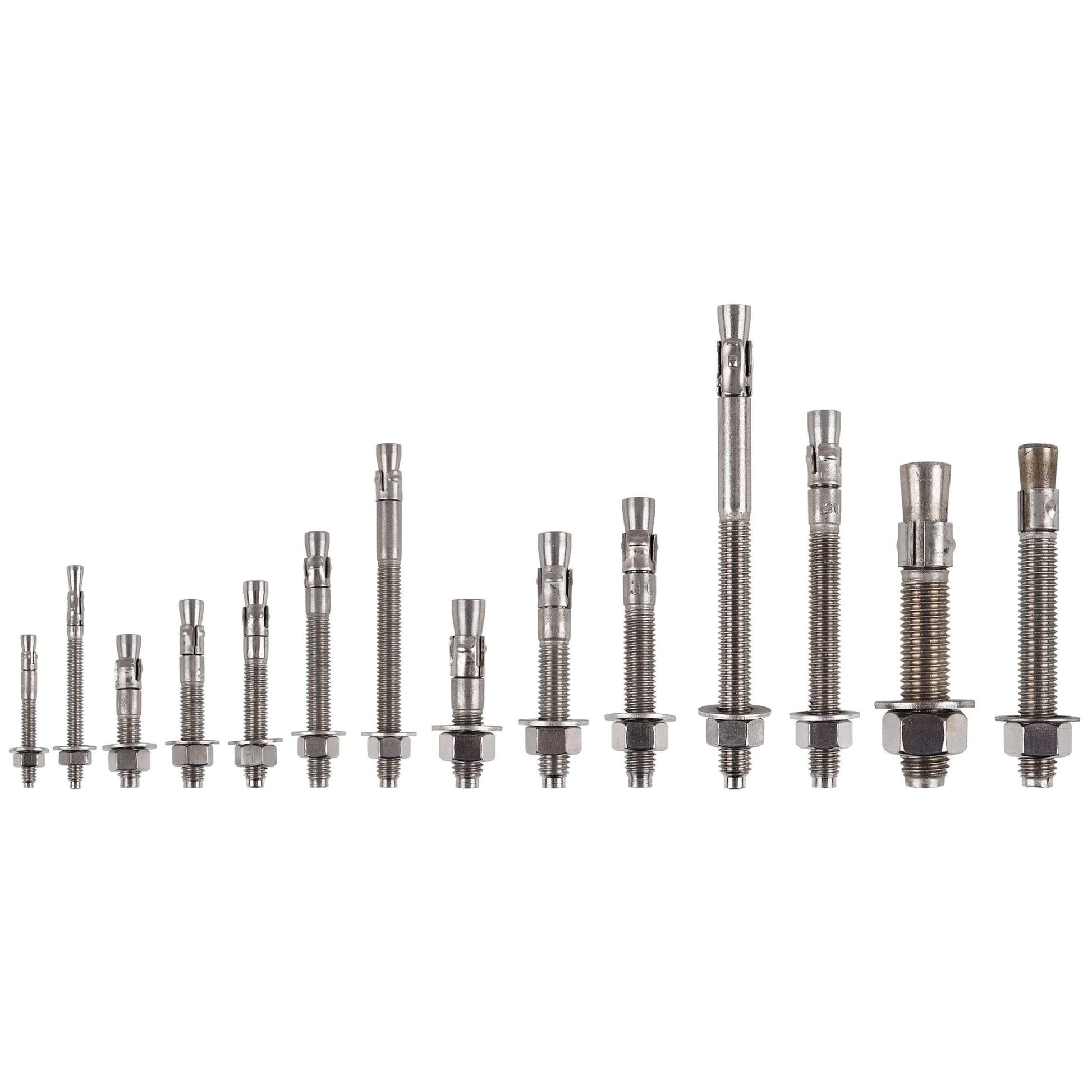 WedgeType Expansion Stainless Steel Anchor Bolts - QC Supply - 