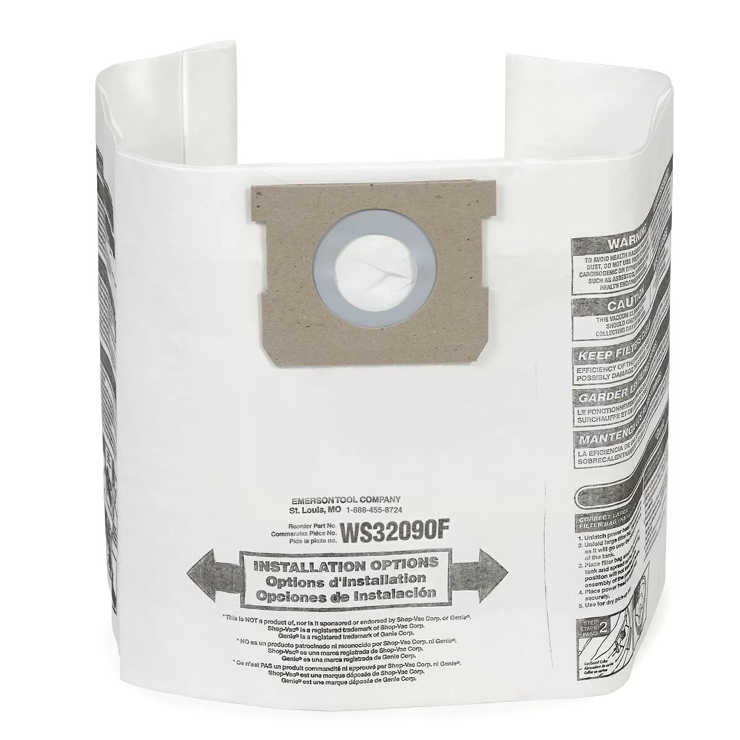 Workshop® Disposable Dust Collection Bags - QC Supply - 
