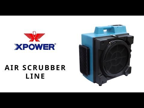 XPOWER X - 2800 Professional 3 - Stage HEPA Air Scrubber - QC Supply - 