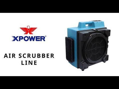 XPOWER X - 2800 Professional 3 - Stage HEPA Air Scrubber - QC Supply - 