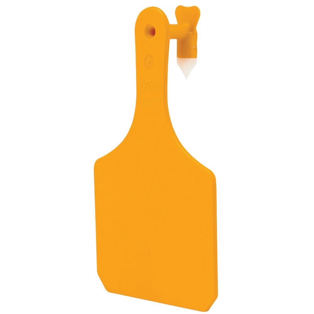 Y - Tex® Y - Tags™ 1 - Piece Blank Feedlot Tags - 1000 Count - QC Supply - 