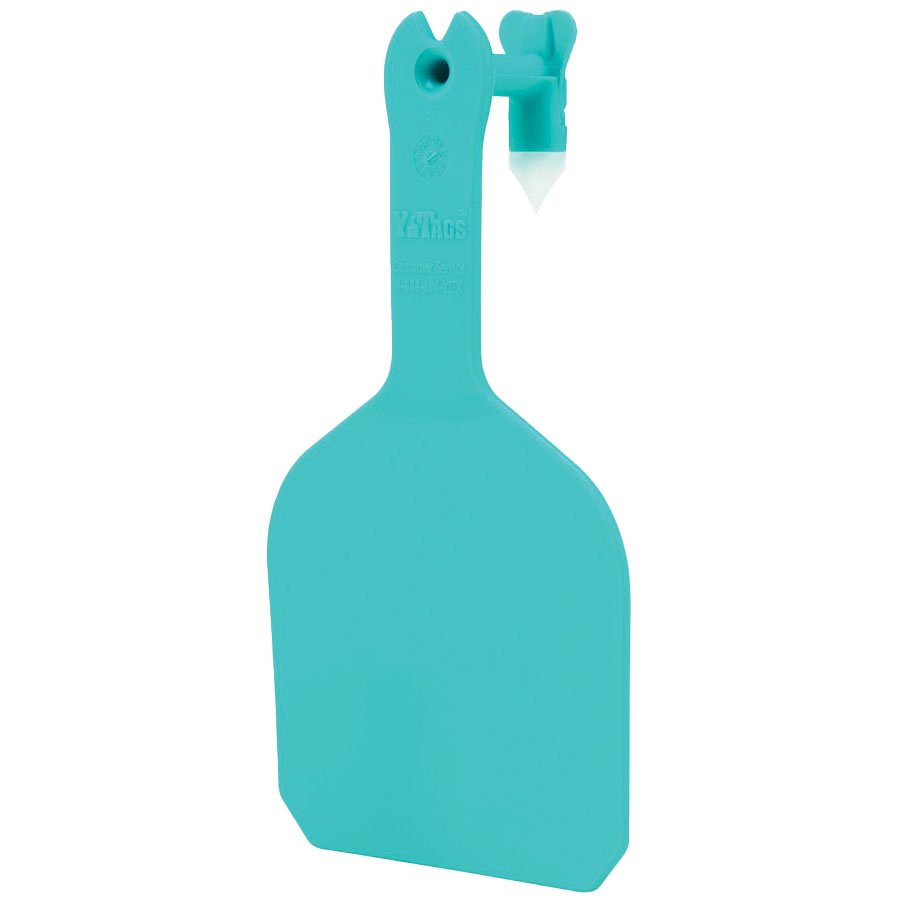 Y - Tex® Y - Tags™ 1 - Piece Blank Feedlot Tags - 1000 Count - QC Supply - 