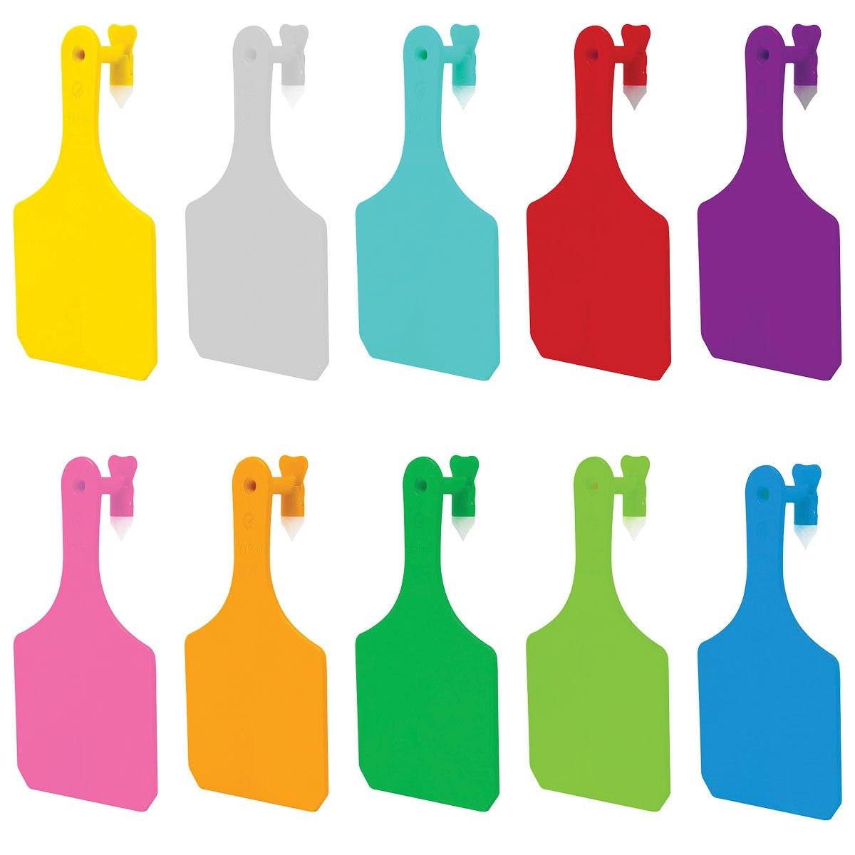 Y - Tex® Y - Tags™ 1 - Piece Pre - Numbered Cow Tags - 25 Per Bag - QC Supply - 
