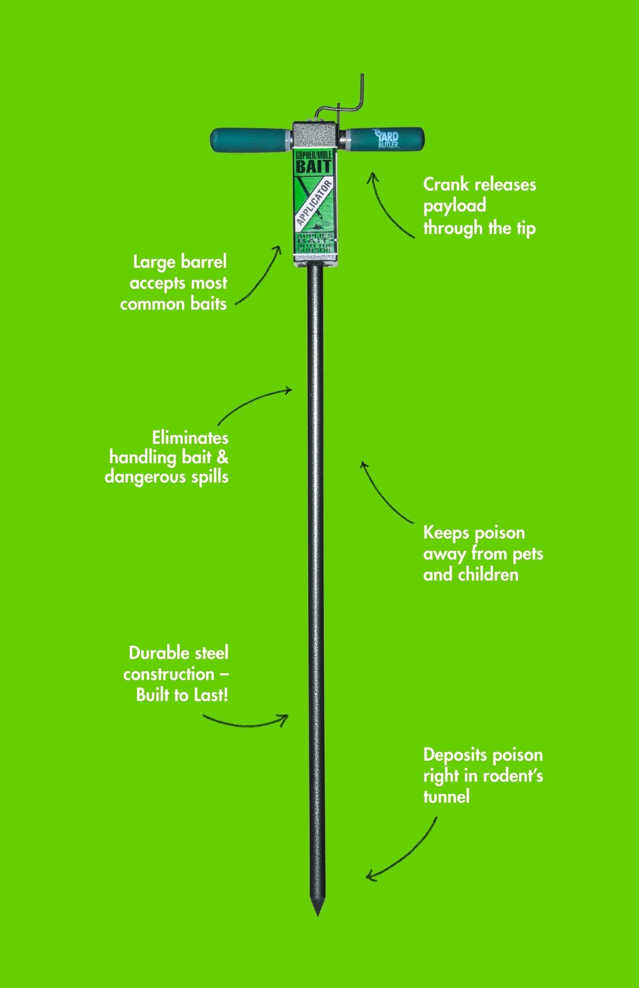 Yard Butler Gopher/Mole Bait Applicator - QC Supply - 