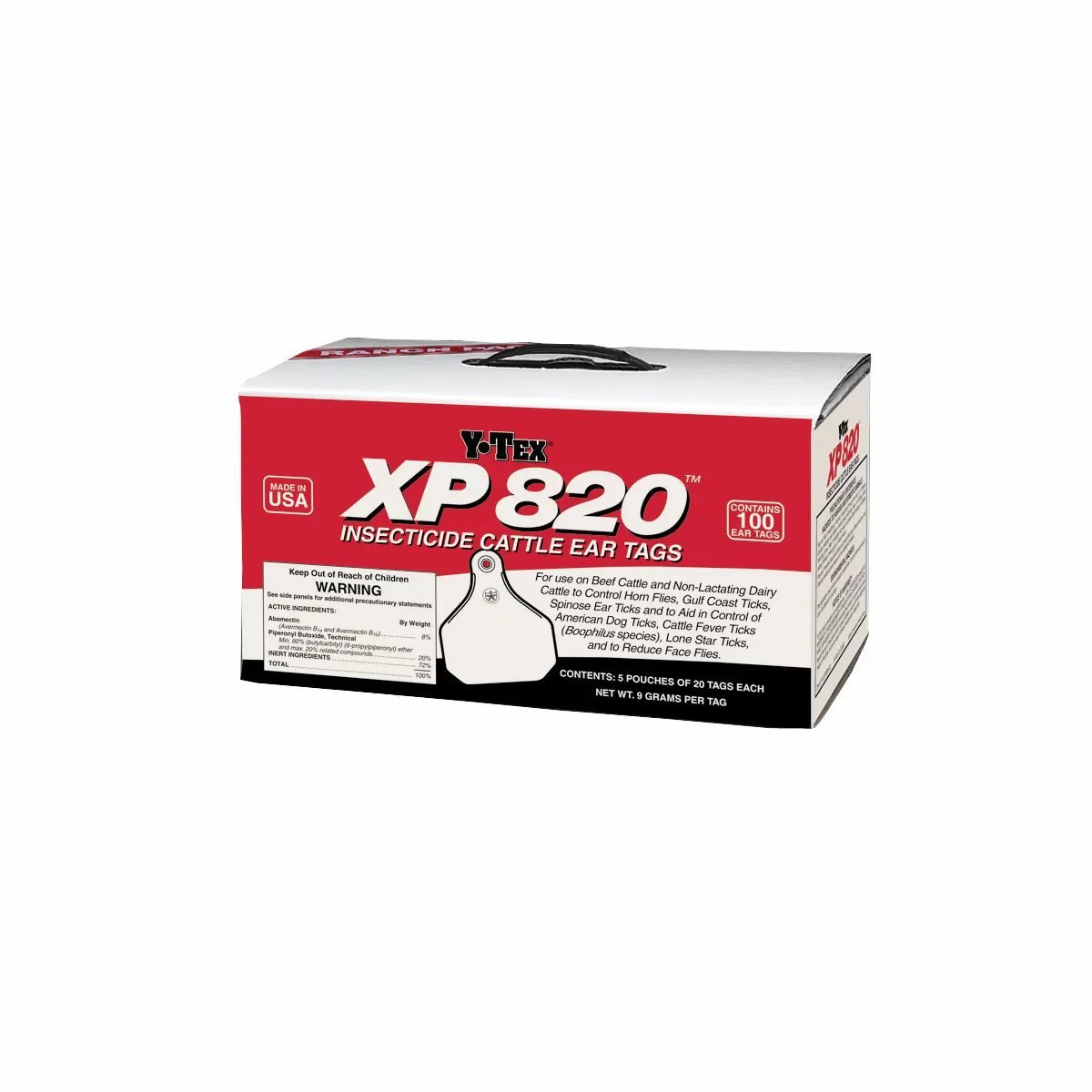 YTex® XP 820™ Insecticide Cattle Ear Tag - QC Supply - 