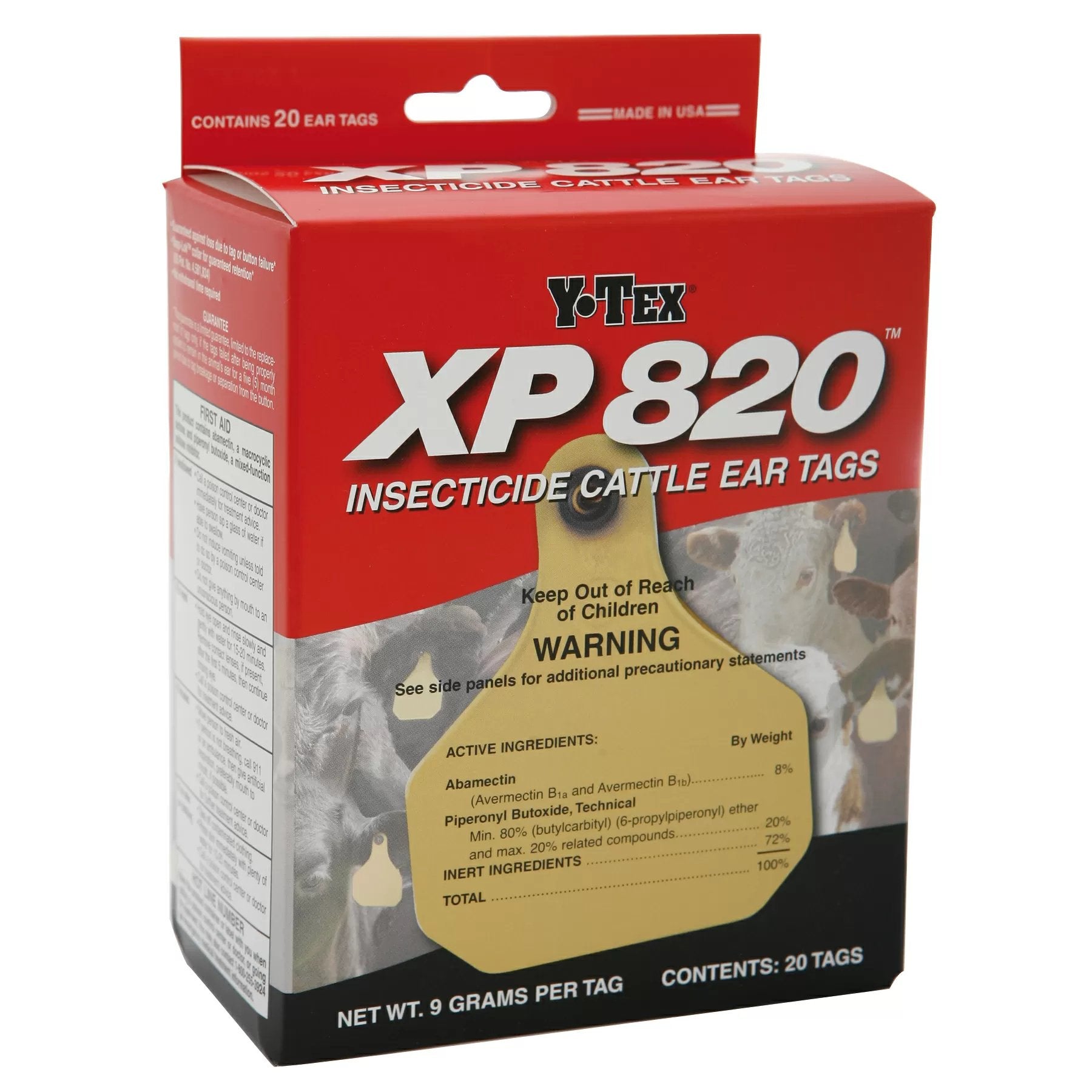 YTex® XP 820™ Insecticide Cattle Ear Tag - QC Supply - 