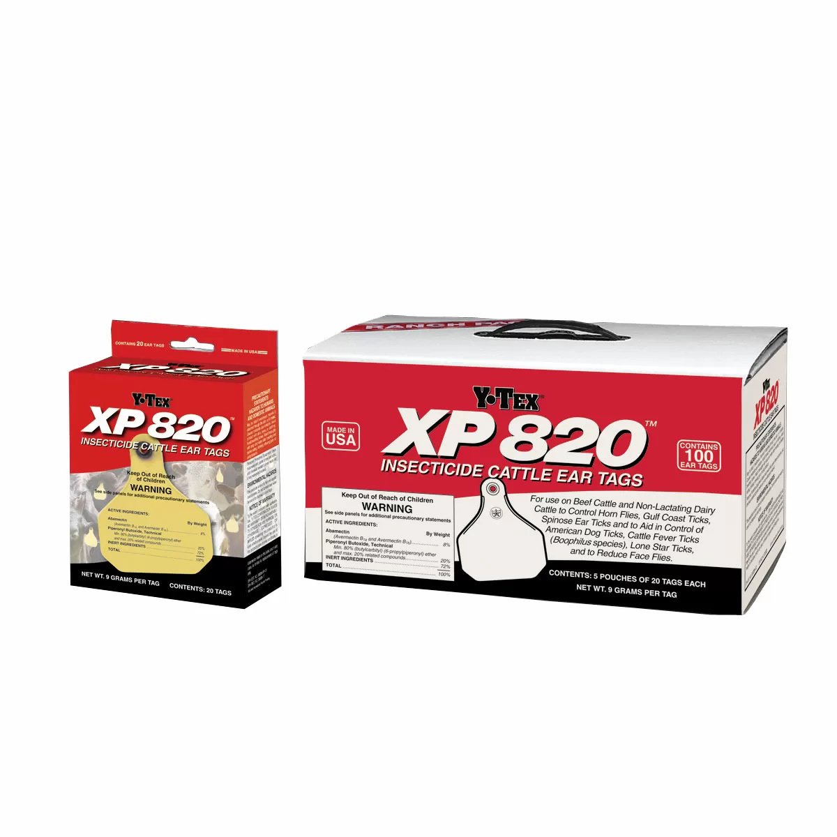 YTex® XP 820™ Insecticide Cattle Ear Tag - QC Supply - 
