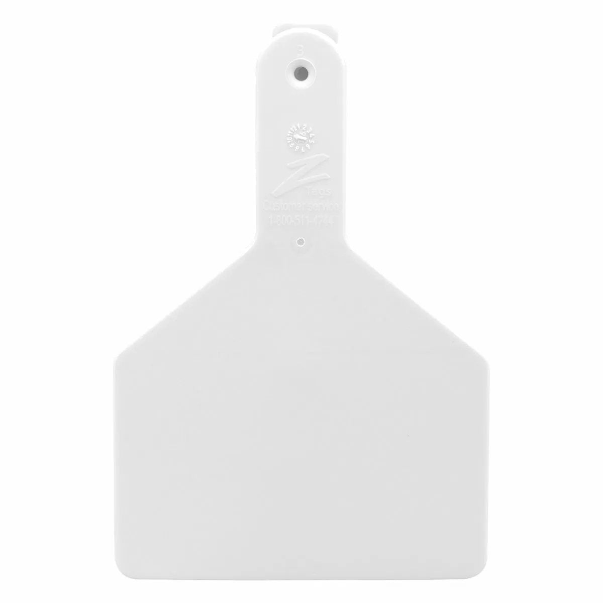 Z Tags® Blank Large Cattle Ear Tags - No - Snag - Tag® - 25/Bag - QC Supply - 