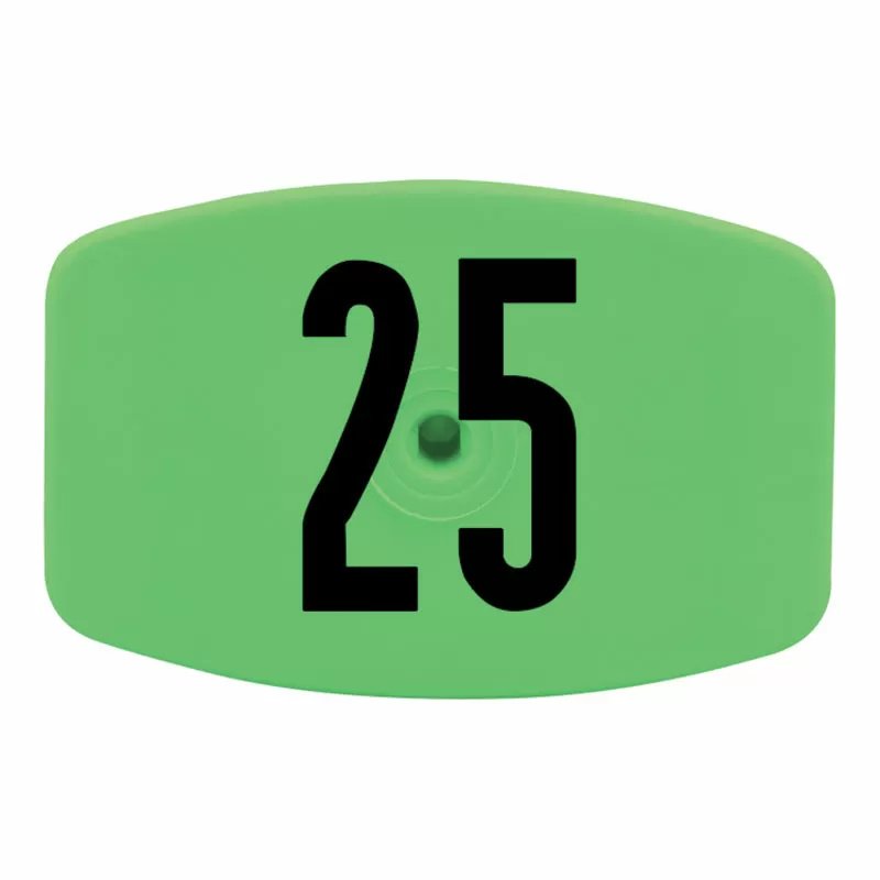 Z Tags® Numbered Hog No - Snag® Ear Tags - 25/Bag - QC Supply - 