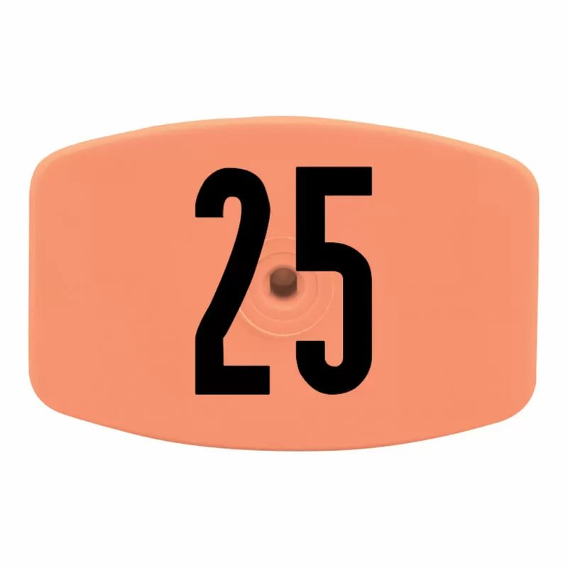 Z Tags® Numbered Hog No - Snag® Ear Tags - 25/Bag - QC Supply - 