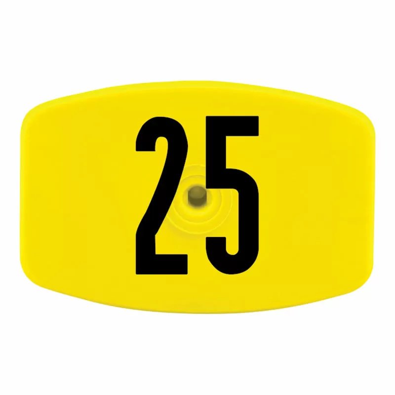Z Tags® Numbered Hog No - Snag® Ear Tags - 25/Bag - QC Supply - 