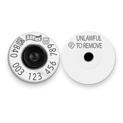 Allflex® 840 USDA HDX EID Tags - 20/Bag