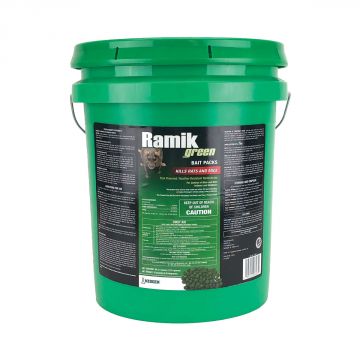 Ramik Green Rodenticide Bait Packs - 15 lb Pail