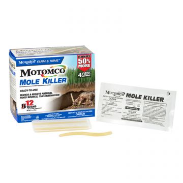Motomco Mole Killer Original Worm Formula - 8 Pack