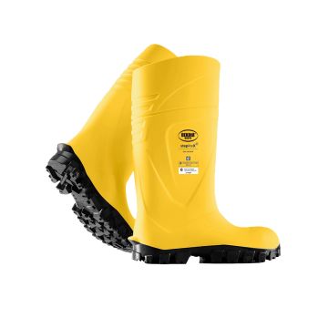 Bekina Steplite EasyGrip O4 Waterproof Wellington Boots for Men and Women Ultra Lightweight Non Slip Work Boots with SRC Certified Traction Outsoles 