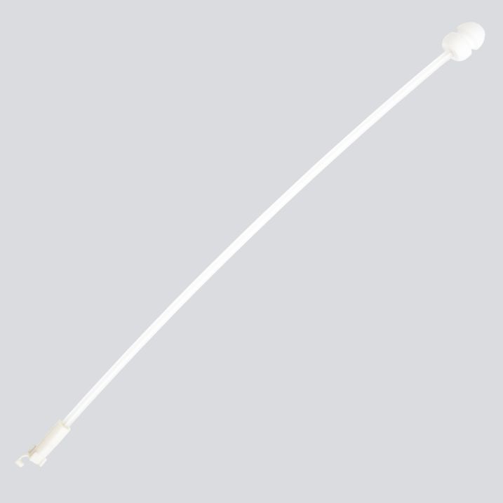 WHITE FOAM TIP CATHETER Artificial Insemination Rod Foam Tip WHandle & Plug 25ct