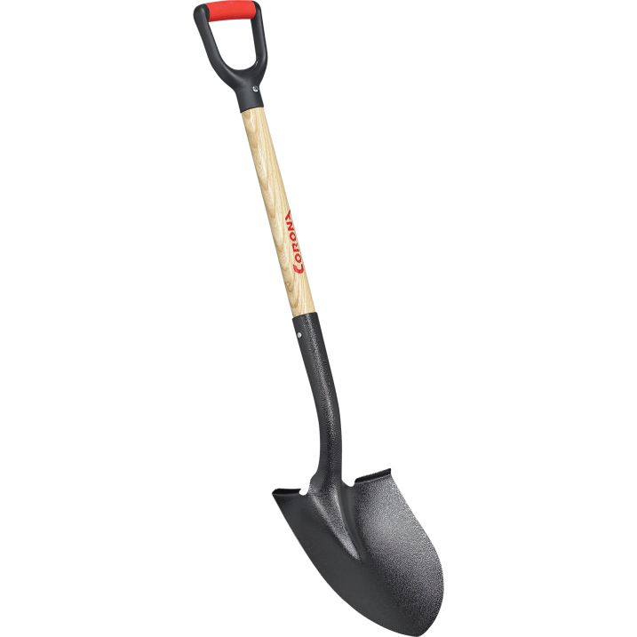 2 Round Point Shovel With D Handle Qc, Round Point Shovel Use